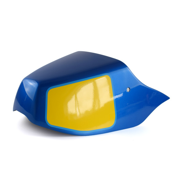 Pyramid Plastics Pyramid decals | yamaha xsr 900 seat cowl number board set | blue & yellow